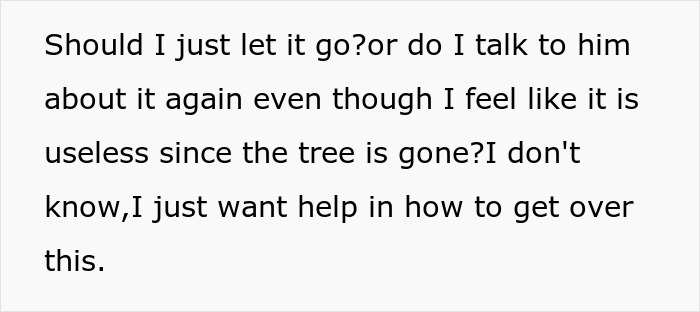 35YO Chops Down Tree Husband&rsquo;s Family Cherished Without Asking, Leads To Massive Relationship Rift