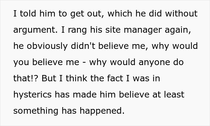 Woman Busts Worker Peeing In The Plaster Mix For Her Kitchen, Demands Company Take Everything Down Woman Busts Worker Peeing In The Plaster Mix For Her Kitchen, Demands Company Take Everything Down