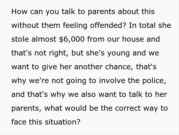 18YO Steals $6K Worth Of Things From Friend's House, Parents Worry About Teen's Future 18YO Steals $6K Worth Of Things From Friend's House, Parents Worry About Teen's Future