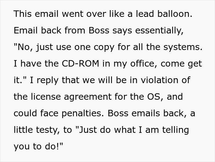 Worker Gets Blamed For Piracy After Company Audit, Pulls Out Proof It Was On The Boss&rsquo;s Orders