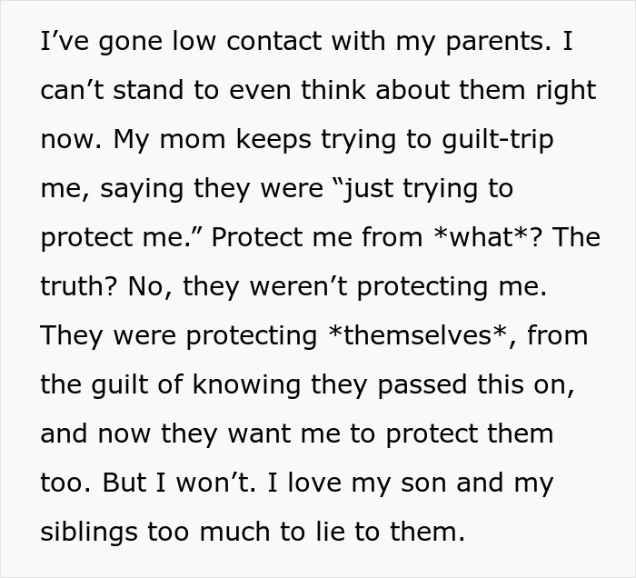 Woman Learns A Secret Parents Have Been Hiding For 28 Yrs, They Beg Her Not To Tell Her Siblings Woman Learns A Secret Parents Have Been Hiding For 28 Yrs, They Beg Her Not To Tell Her Siblings