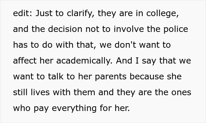 18YO Steals $6K Worth Of Things From Friend's House, Parents Worry About Teen's Future 18YO Steals $6K Worth Of Things From Friend's House, Parents Worry About Teen's Future