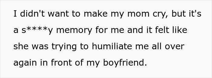 Mom Makes Daughter Relive Humiliating Memory In Front Of Her BF, She Claps Back, Makes Her Cry