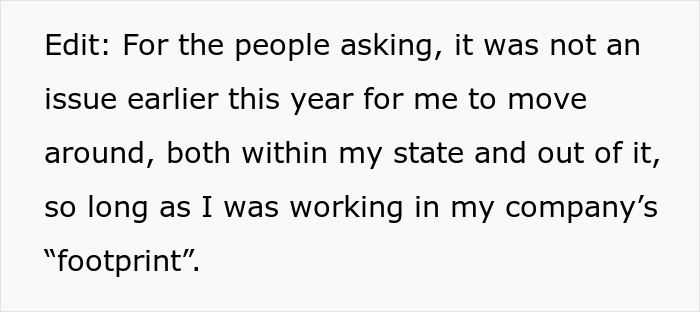 WFH Worker Wants To Relocate To Grieve Loss With Family, Gets A “Cold Reminder” Instead WFH Worker Wants To Relocate To Grieve Loss With Family, Gets A “Cold Reminder” Instead