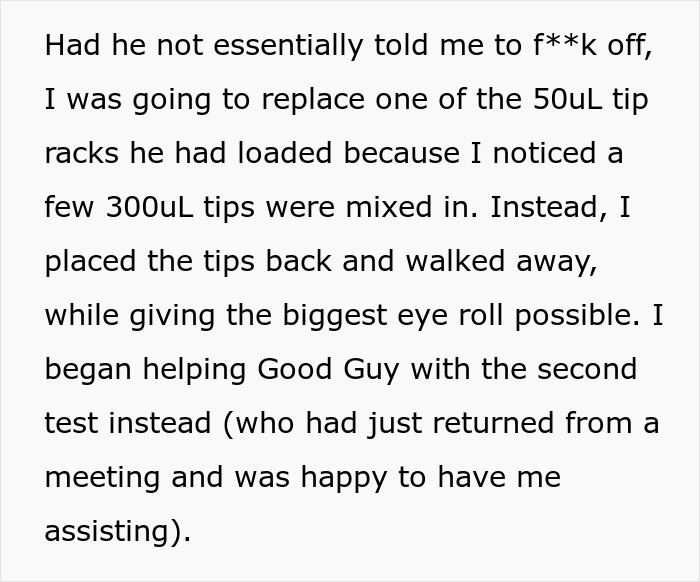 Arrogant Scientist Dismisses Lab Technician&rsquo;s Warnings, Makes A Fool Of Himself