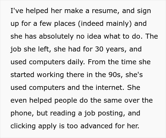 63YO Has To Find A Job, Realizes All Of Her Kid's Complaints Were Real And Valid 63YO Has To Find A Job, Realizes All Of Her Kid's Complaints Were Real And Valid