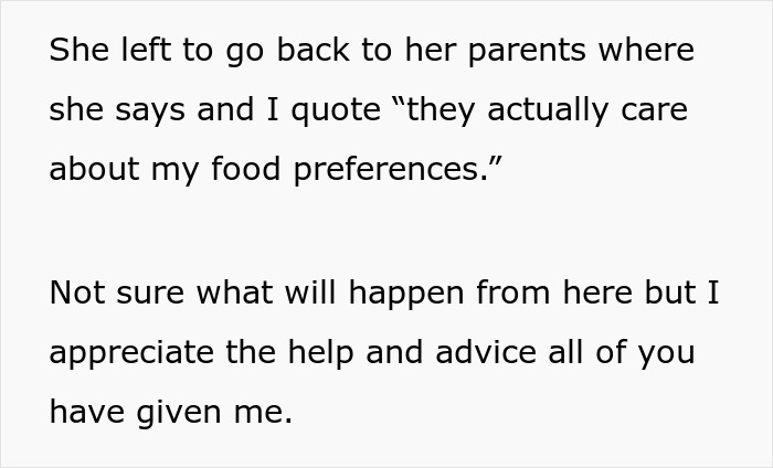 GF&rsquo;s Restrictive Food Preferences Make BF Lose All Patience With Her, He Asks For Advice