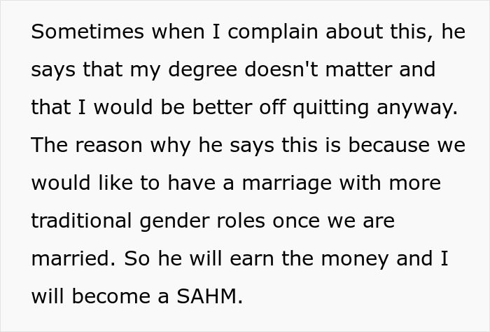 Woman Vents About Fiancé’s Rant About Her Education, Gets A Reality Check About This Relationship Woman Vents About Fiancé’s Rant About Her Education, Gets A Reality Check About This Relationship