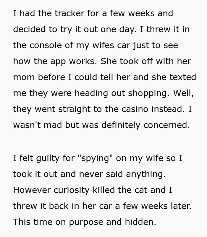 Woman Threatens Divorce After Husband Put Tracker In Her Car, Uncovering Her Lies