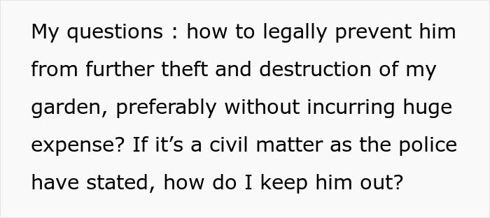 &ldquo;I&rsquo;ve Just Purchased A Maisonette, Neighbor Believes My Entire Garden Belongs To Him&rdquo;
