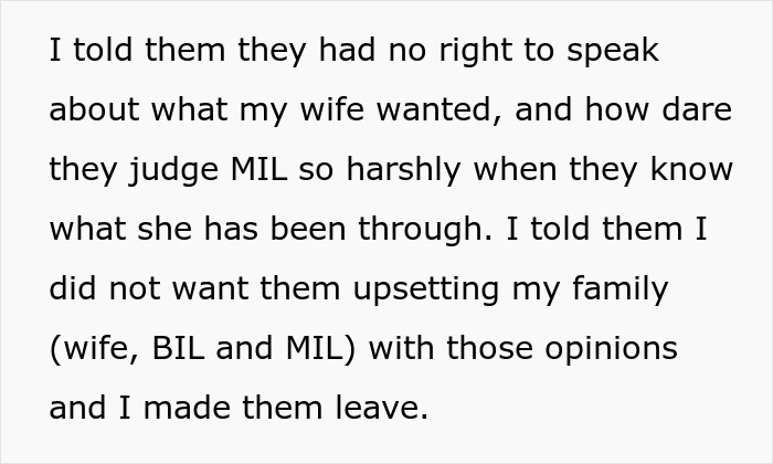 Man&rsquo;s Parents Blast His MIL For Lack Of Support Despite Her Difficult Past, He Shows Them The Door