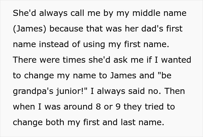 Teen Rejects Stepmom's Numerous Attempts To Change His First And Last Names, She Goes Dramatic Teen Rejects Stepmom's Numerous Attempts To Change His First And Last Names, She Goes Dramatic