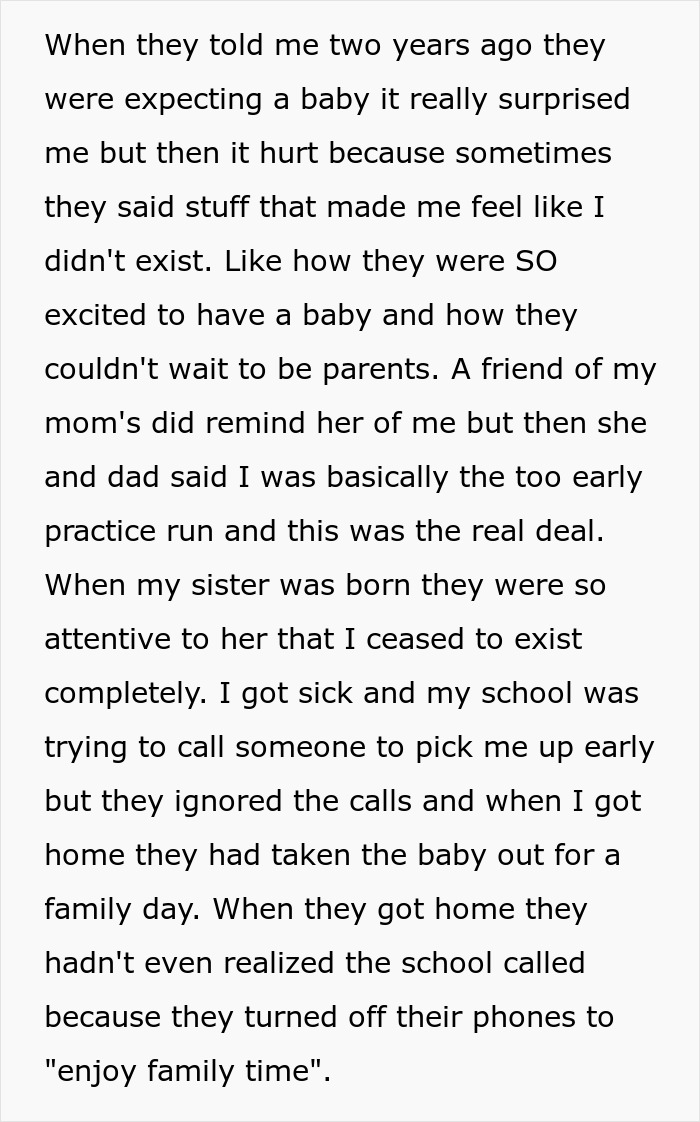 Parents Who Neglected Firstborn Her Whole Life Demand She Babysit Their &ldquo;Precious&rdquo; New Baby