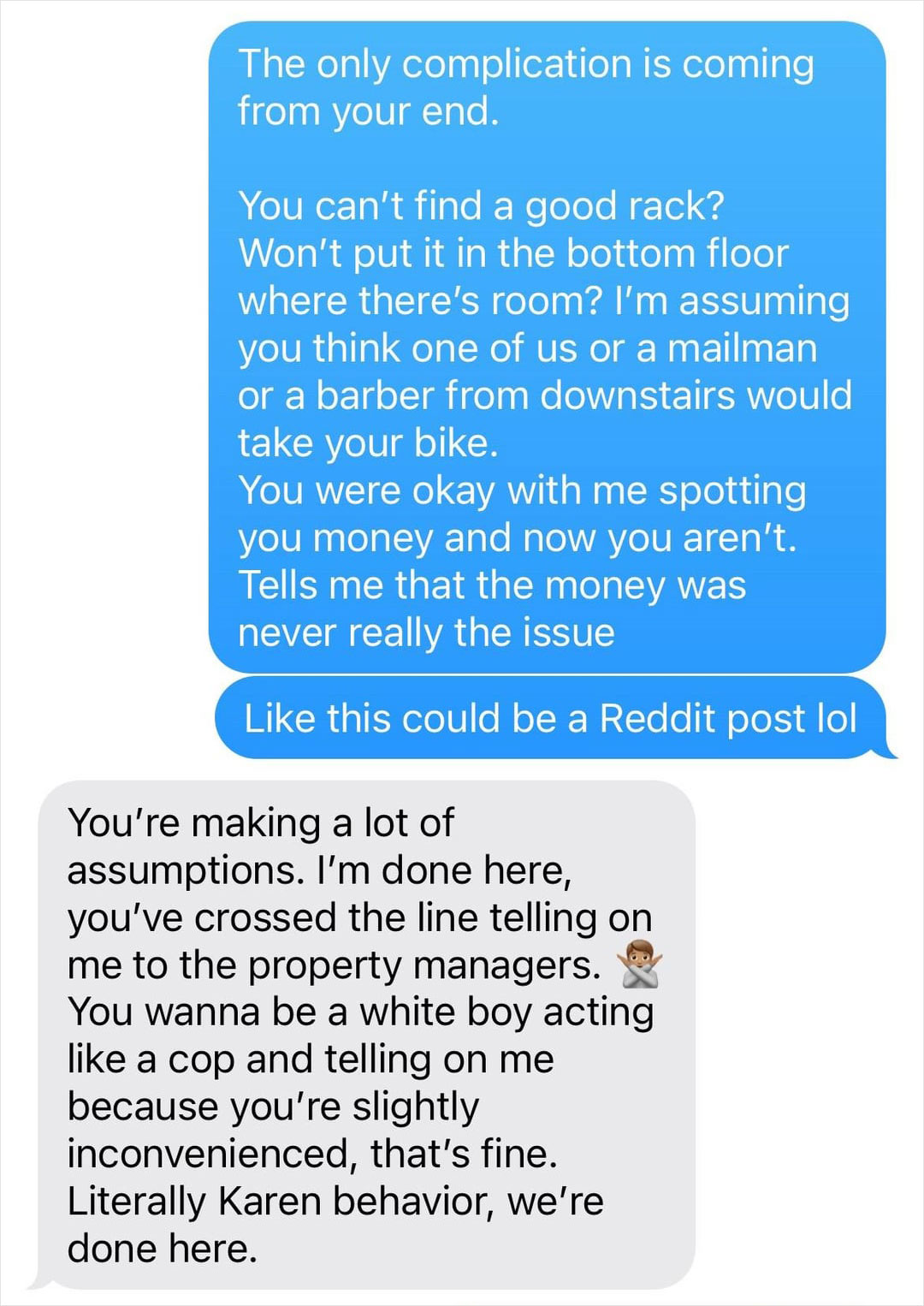 Guy Sick Of Lady's Bike Blocking Hall, Gets It Removed By Property Management As She Won't Listen Guy Sick Of Lady's Bike Blocking Hall, Gets It Removed By Property Management As She Won't Listen