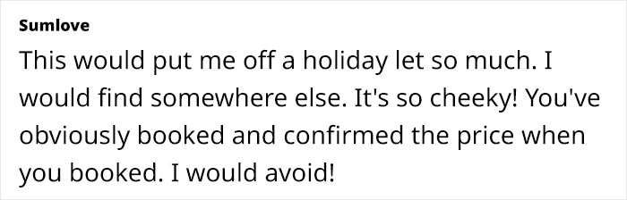 Woman Books 6-Person Lodge Only For Herself, Gets A Request From Owners To Switch To Smaller One Woman Books 6-Person Lodge Only For Herself, Gets A Request From Owners To Switch To Smaller One