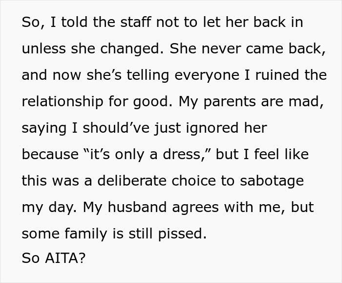 “To Test Me In The Worst Way Possible”: Bride Kicks Sister Out Of Her Wedding Over Her Dress “To Test Me In The Worst Way Possible”: Bride Kicks Sister Out Of Her Wedding Over Her Dress