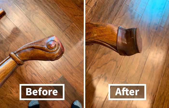 These Clever Chair Leg Floor Protectors Shield Your Floors From Scratches And Scuffs, Keeping Your Home Looking Beautiful And Your Furniture Moving Smoothly