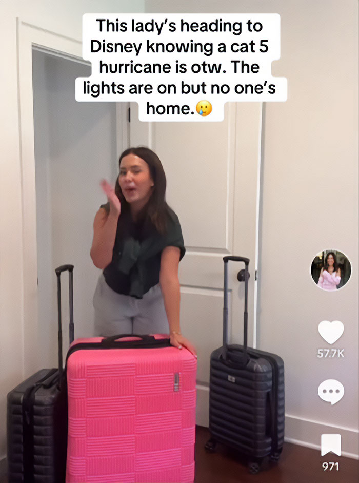 Woman Slammed For Planning Disney Trip While Floridians Fend For Their Lives Amid Hurricane