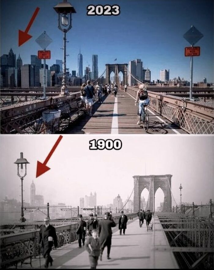 Brooklyn Bridge, New York: Then vs. Now Then (1883-1940s)