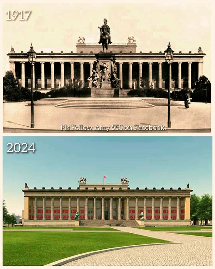 Altes Museum, Berlin, Then vs. Now