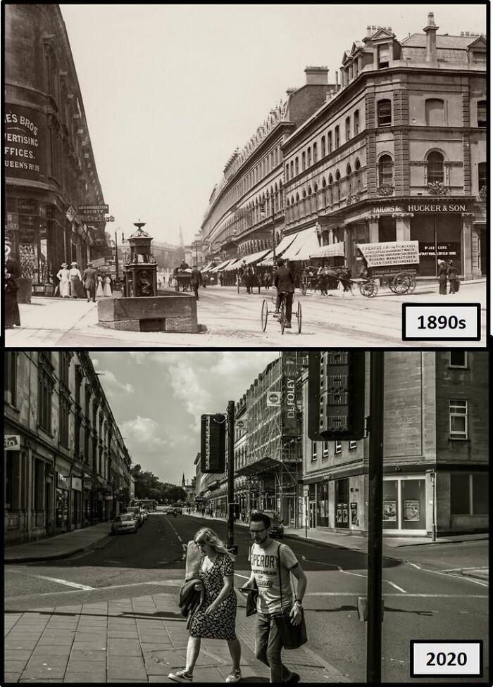 Queens Road At The Top Of Park Street, Near The Triangle.queens Road At The Top Of Park Street, Near The Triangle