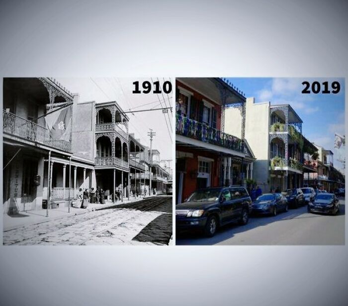 Royal Street, New Orleans, USA, 2010 And 2019