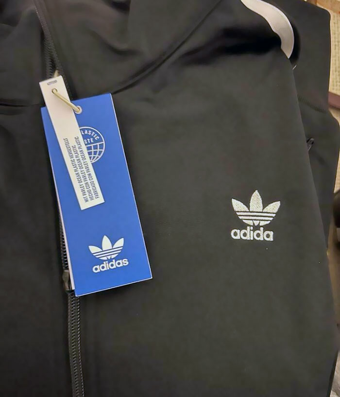 "Adida" Adidas Jacket Is Missing An "S" (Bought From The Official Website)