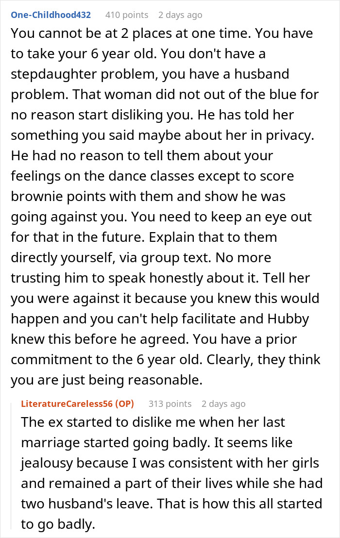 Stepmom Is Being Treated Terribly By Kids, Refuses To Take Them To Dance Class And Takes Heat