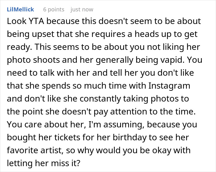 “AITA For Letting My Chronically Late Wife Miss An Event She Was Looking Forward To?” “AITA For Letting My Chronically Late Wife Miss An Event She Was Looking Forward To?”