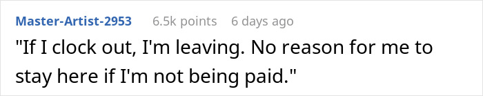 &ldquo;Boss Tells Me I Need To Clock Out When Restaurant Is Slow&rdquo;