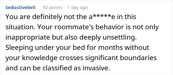 Terrifying Roommate Hid Under Man&rsquo;s Bed For Months, When Caught, He Tries To Play The Victim