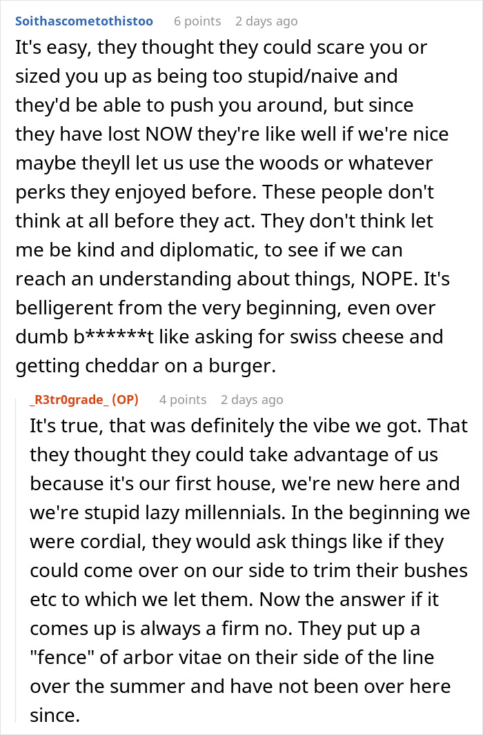 &ldquo;Boomer Neighbors Think That Because Our House Was Vacant For A While, Our Yard Becomes Theirs&rdquo;