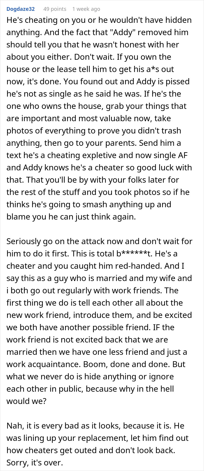 &ldquo;Please Help&rdquo;: Late-Night Message From Coworker Reveals Woman&rsquo;s Suspicions Of BF Were True