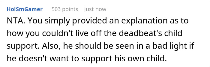 &ldquo;AITA For Laughing At My Ex&rsquo;s Mother And Telling Her How Much Child Support I&rsquo;ve Been Receiving?&rdquo;