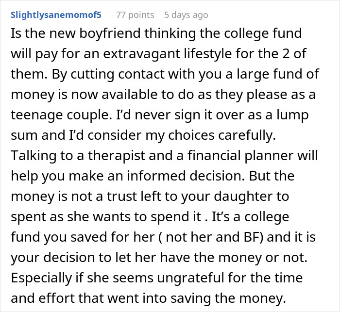 Daughter Threatens To Go No-Contact With Mom, Is Shocked When Her College Fund Disappears 