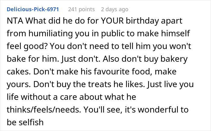 Wife Promises She Will Never Bake Again After Husband's Tantrum On His And Her Birthday Wife Promises She Will Never Bake Again After Husband's Tantrum On His And Her Birthday