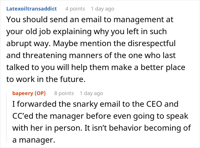 "The Look Of Horror On Her Face": Boss Is Shocked Her Ultimatum Didn't Work