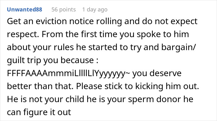“I’m Your Father; I Shouldn’t Have To Pay”: Man Breaks Son’s House Rules, Eviction Ensues “I’m Your Father; I Shouldn’t Have To Pay”: Man Breaks Son’s House Rules, Eviction Ensues