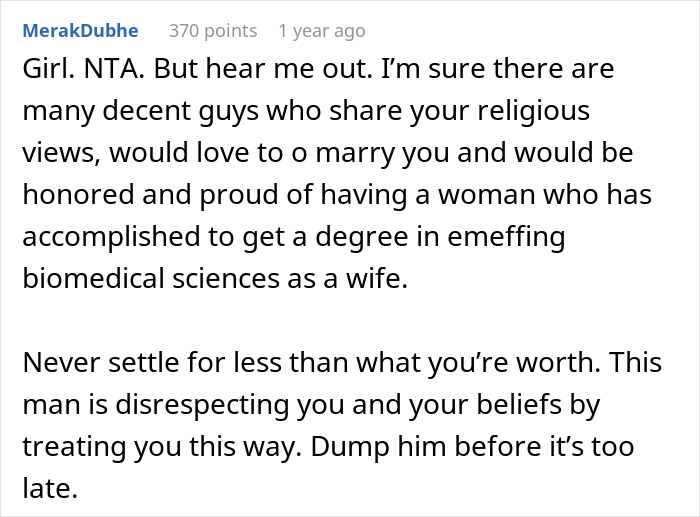 Woman Vents About Fiancé’s Rant About Her Education, Gets A Reality Check About This Relationship Woman Vents About Fiancé’s Rant About Her Education, Gets A Reality Check About This Relationship