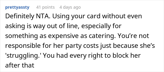 Mom Ruins Friendship With BFF After Expecting Her To Pay Hundreds For Catering At Son’s B-Day Mom Ruins Friendship With BFF After Expecting Her To Pay Hundreds For Catering At Son’s B-Day
