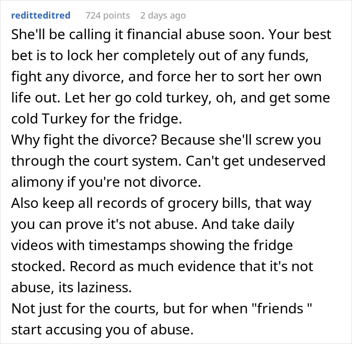 Wife Accuses Husband Of &lsquo;Starving Her&rsquo; After He Cancels Credit Card Due To $1,176 Takeout Bill