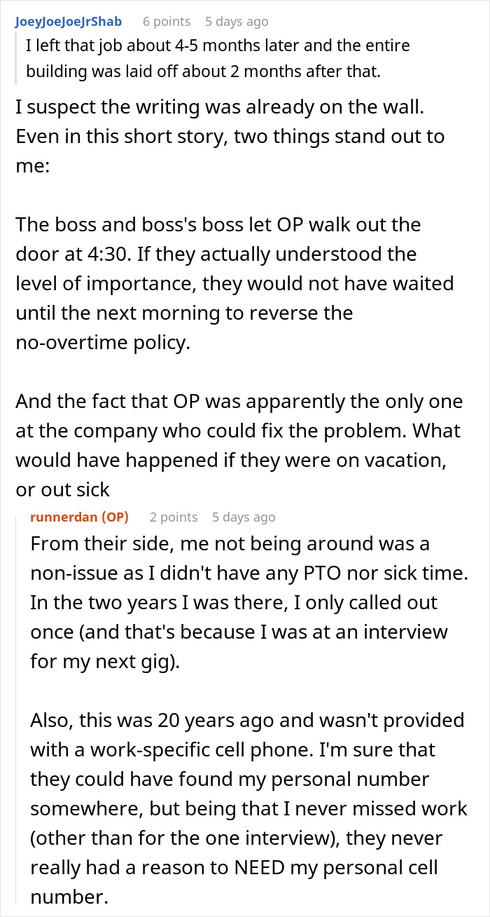 New Boss Bans Overtime, Watches In Horror As Employee Walks Out In The Middle Of Crisis