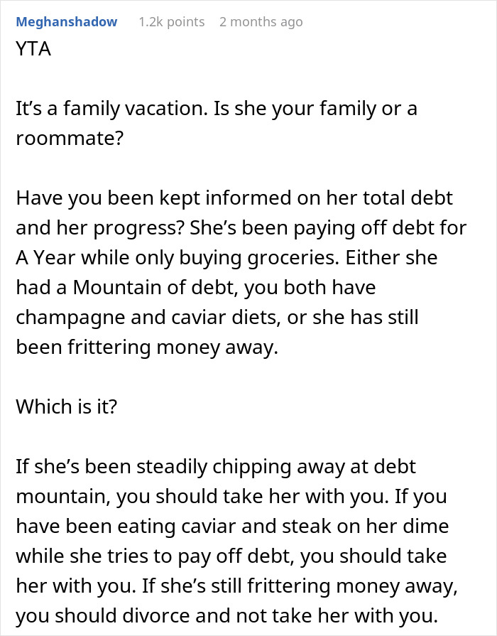 Husband Refuses To Buy Wife A Plane Ticket For Family Vacation: &ldquo;This Is Her Own Fault&rdquo;