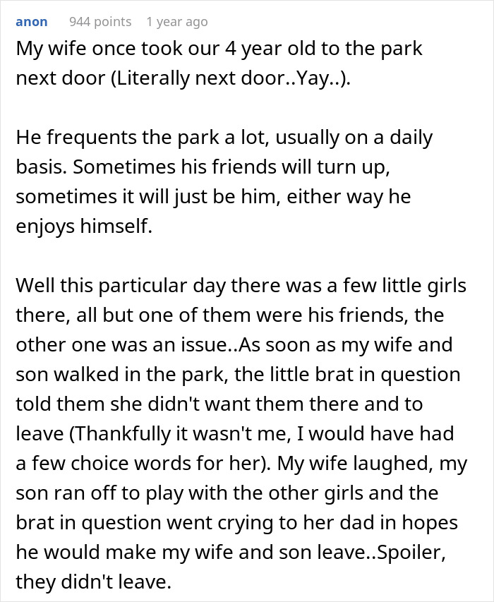 Dad Gets Revenge On Entitled Kid On Playground: "And It Worked" Dad Gets Revenge On Entitled Kid On Playground: "And It Worked"