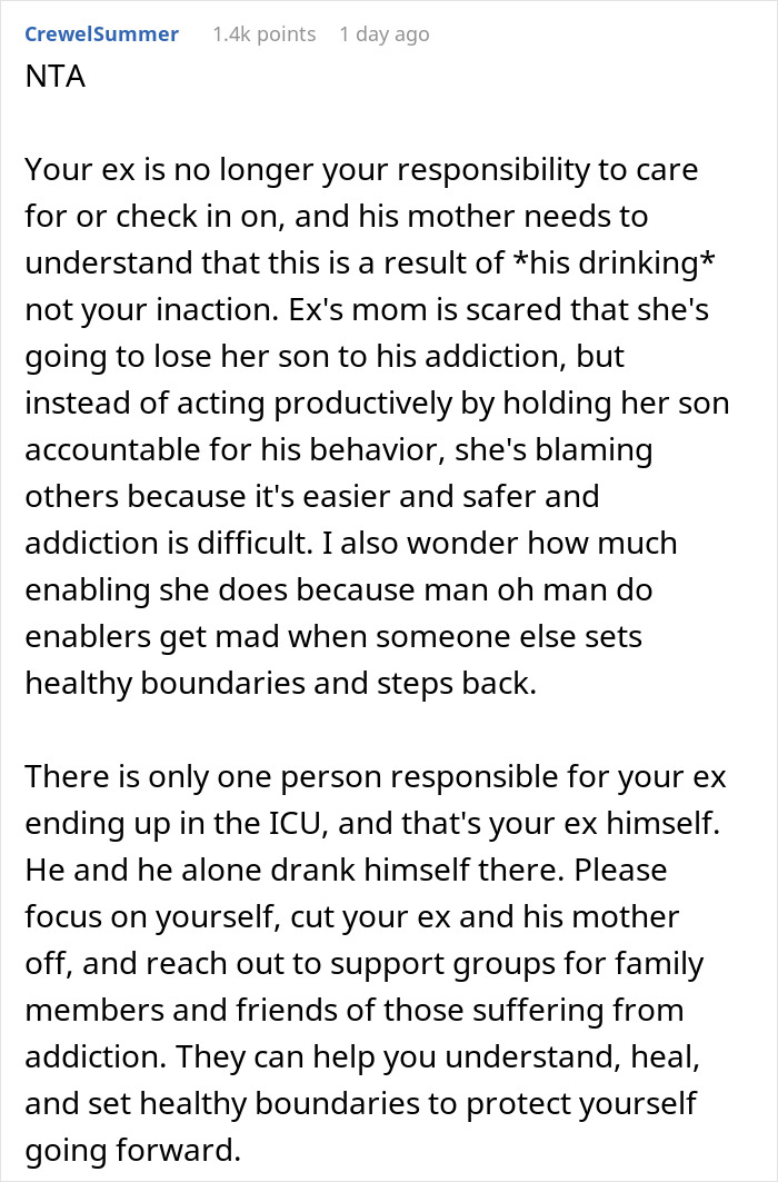 Woman Refuses To Check Up On Alcoholic Ex, As She&rsquo;s Tired Of Him, He Nearly Dies In The Process