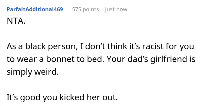 Woman Insists BF&rsquo;s Daughter Is Racist For Wearing A Bonnet, It Gets Them Kicked Out From Her Home