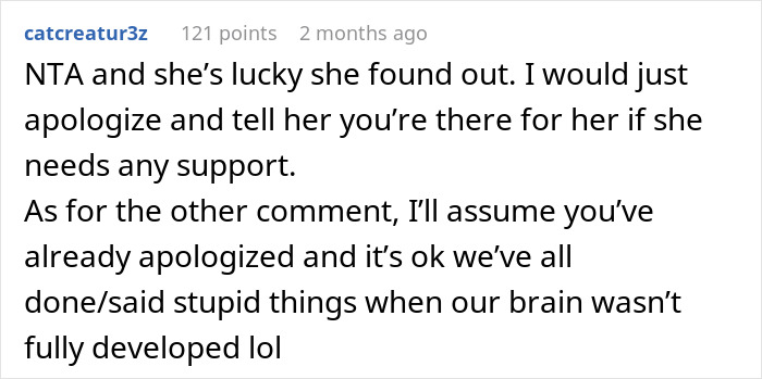 Comment text on social media discussing a misunderstanding at a pre-wedding party. Comment text on social media discussing a misunderstanding at a pre-wedding party.