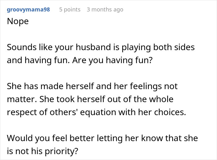 Husband Tries To “Fix” Marriage While Cozying Up To Mistress, Wife Has Had Enough Husband Tries To “Fix” Marriage While Cozying Up To Mistress, Wife Has Had Enough