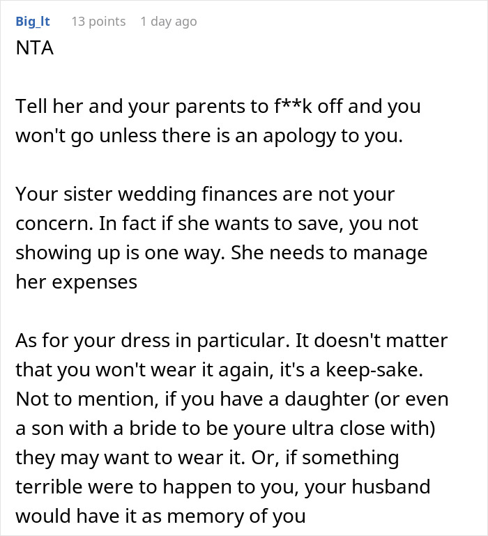 Woman Wants To Ruin Sister&rsquo;s Dress For Her Wedding, Gets Upset When She&rsquo;s Told &lsquo;No&rsquo;