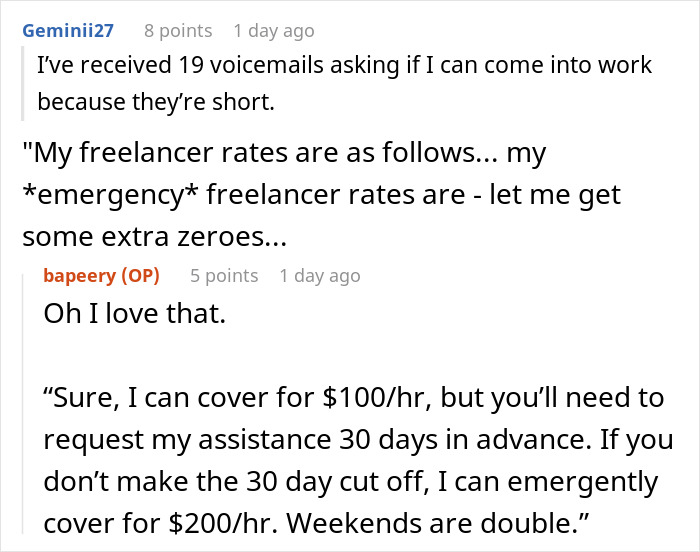 "The Look Of Horror On Her Face": Boss Is Shocked Her Ultimatum Didn't Work